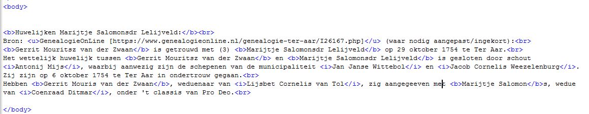 Tekst in HTML-Kit