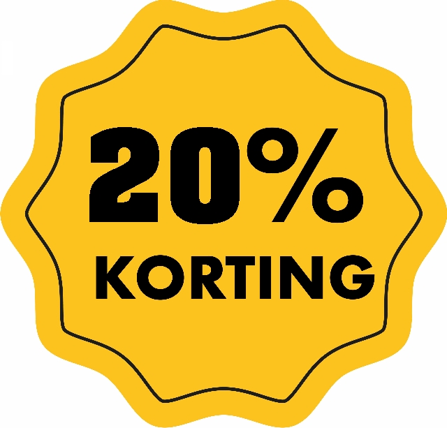 20% korting